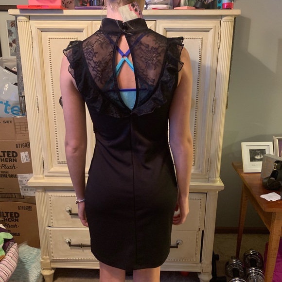 Ruffled Lace LBD - Picture 8 of 8